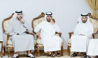 الحكام يعزّون في وفاة محمد بن سالم القاسمي
