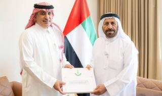 محمد بن زايد يتلقى دعوة من خادم الحرمين الشريفين لحضور القمة الخليجية الأوروبية