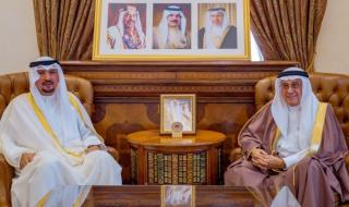 مستشار ملك البحرين لشؤون الإعلام نبيل الحمر استقبل السفير جاسم الناجم