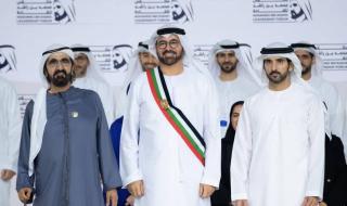 مكتوم بن محمد: نبارك لمحمد القرقاوي "وشاح محمد بن راشد"
