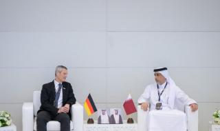 وزير الدولة للشؤون الداخلية يجتمع مع وزير الدولة بوزارة الداخلية الألمانية