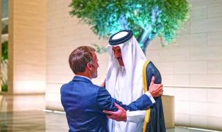 بيان مشترك: صاحب السمو والرئيس الفرنسي أكدا التزامهما بتعزيز الشراكة التاريخية