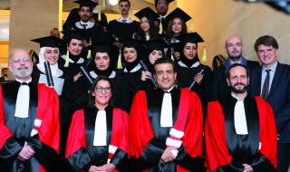 جامعة باريس الأولى بانتيون سوربون تحتفى بتخريج الدفعة الأولى من طلابنا