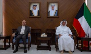 السفير المشعان لدى استدعاء السفير توتونجي لتسليمه مذكرة احتجاج