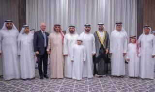 منصور بن محمد يحضر حفل زفاف خليفة العطار