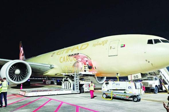 رحلات شحن خاصة تنقل المواد الغذائية إلى الإمارات